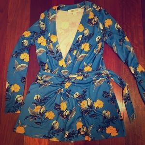 Diane Von Furstenberg floral romper